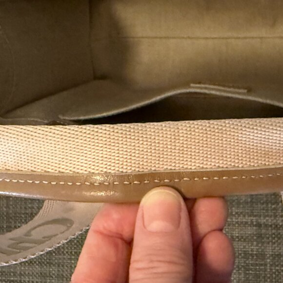 Chloe Woody Linen Canvas Tote! - Picture 10 of 10